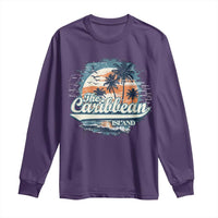 Funny The Caribbean Islands Long Sleeve Shirt Caribbean Sea Tour Summer Vacation - Wonder Print Shop