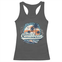 Funny The Caribbean Islands Racerback Tank Top Caribbean Sea Tour Summer Vacation - Wonder Print Shop