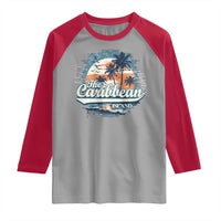 Funny The Caribbean Islands Raglan Shirt Caribbean Sea Tour Summer Vacation - Wonder Print Shop