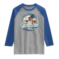 Funny The Caribbean Islands Raglan Shirt Caribbean Sea Tour Summer Vacation - Wonder Print Shop