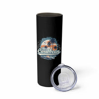 Funny The Caribbean Islands Skinny Tumbler Caribbean Sea Tour Summer Vacation - Wonder Print Shop