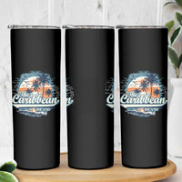 Funny The Caribbean Islands Skinny Tumbler Caribbean Sea Tour Summer Vacation - Wonder Print Shop
