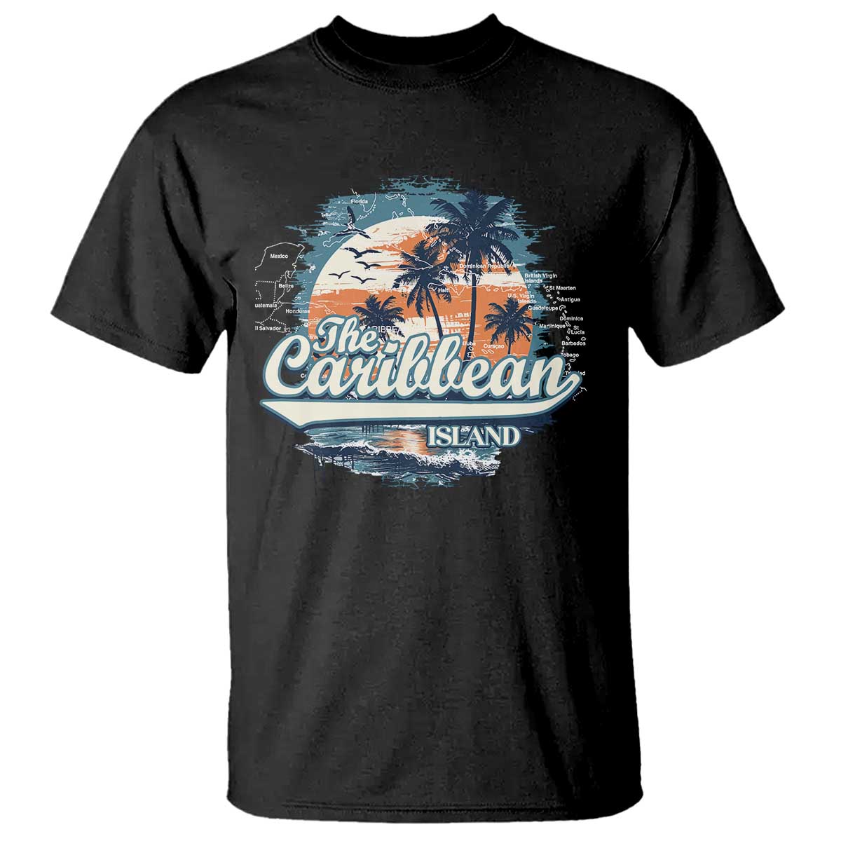 Funny The Caribbean Islands T Shirt Caribbean Sea Tour Summer Vacation - Wonder Print Shop