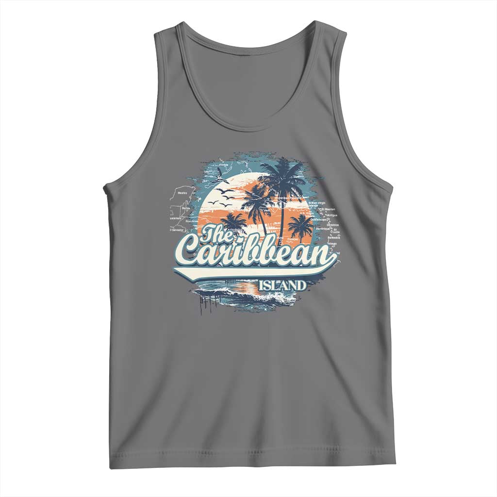Funny The Caribbean Islands Tank Top Caribbean Sea Tour Summer Vacation - Wonder Print Shop