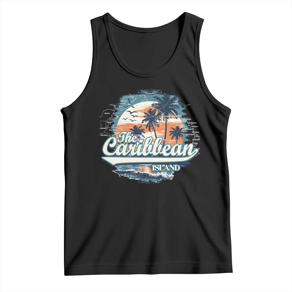 Funny The Caribbean Islands Tank Top Caribbean Sea Tour Summer Vacation - Wonder Print Shop