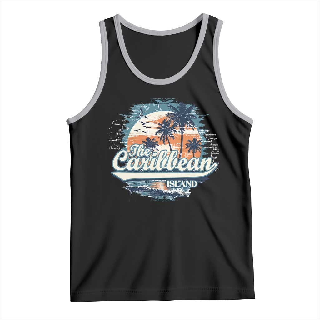 Funny The Caribbean Islands Tank Top Caribbean Sea Tour Summer Vacation - Wonder Print Shop