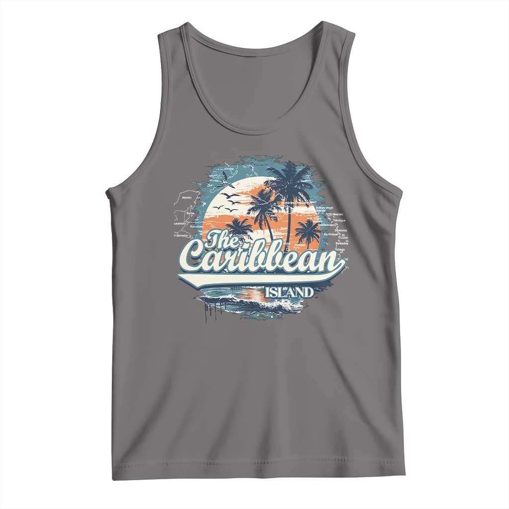 Funny The Caribbean Islands Tank Top Caribbean Sea Tour Summer Vacation - Wonder Print Shop