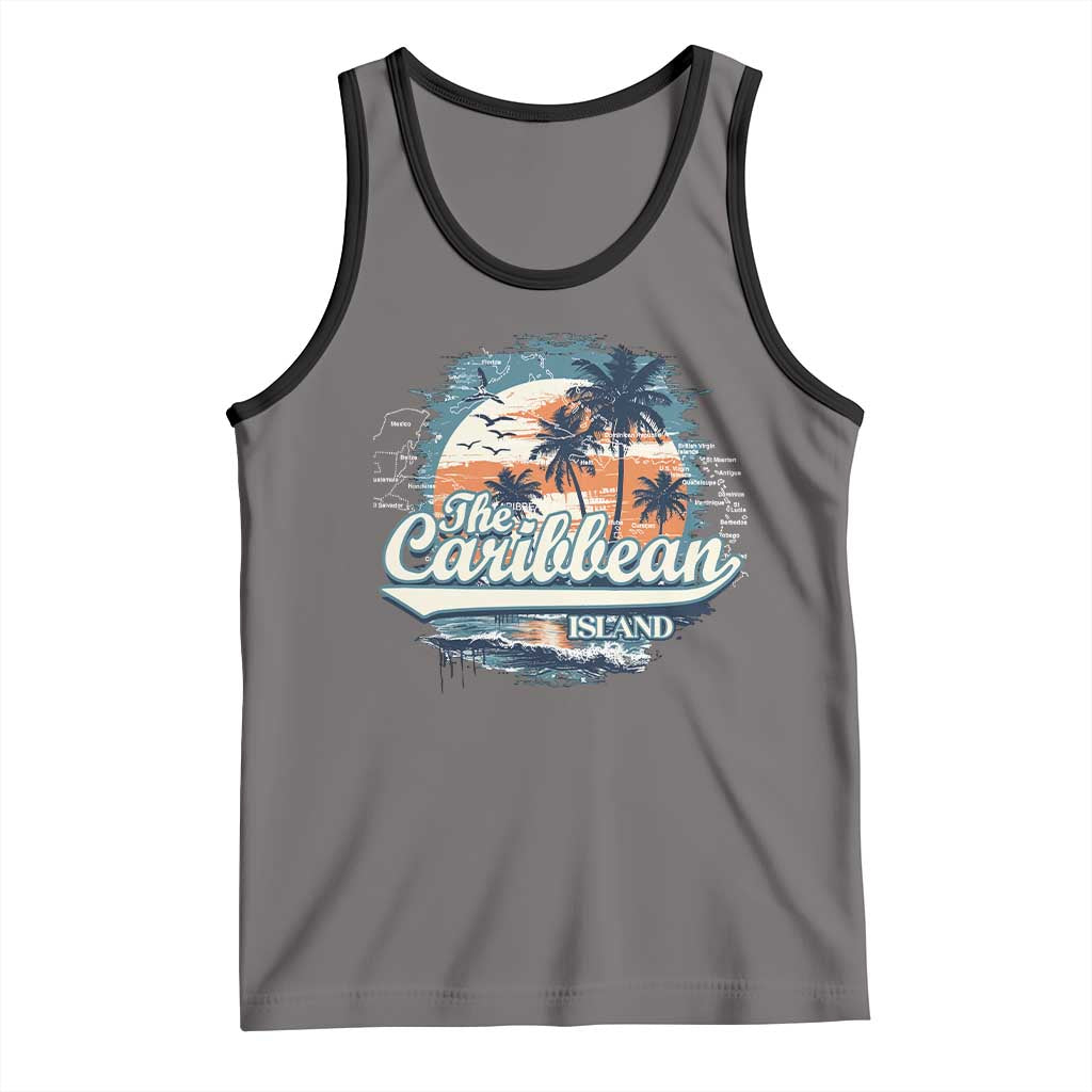 Funny The Caribbean Islands Tank Top Caribbean Sea Tour Summer Vacation - Wonder Print Shop