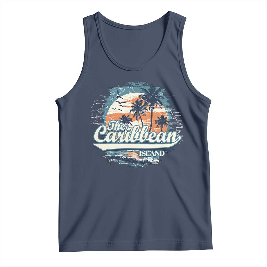 Funny The Caribbean Islands Tank Top Caribbean Sea Tour Summer Vacation - Wonder Print Shop