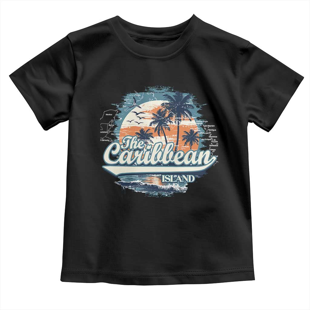 Funny The Caribbean Islands Toddler T Shirt Caribbean Sea Tour Summer Vacation - Wonder Print Shop