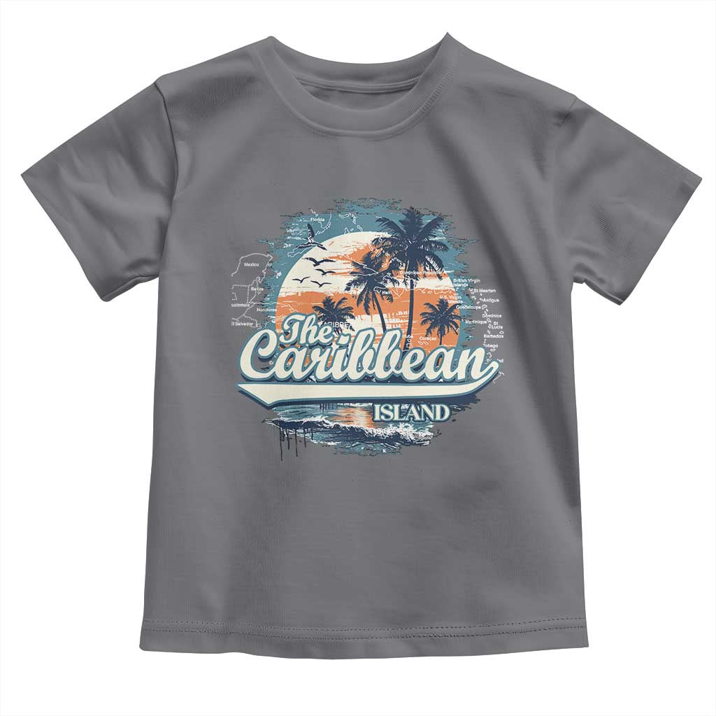 Funny The Caribbean Islands Toddler T Shirt Caribbean Sea Tour Summer Vacation - Wonder Print Shop