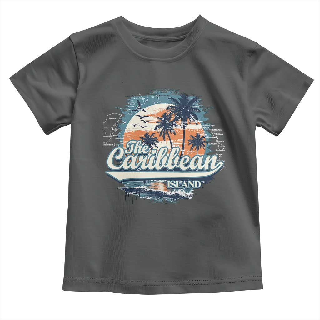 Funny The Caribbean Islands Toddler T Shirt Caribbean Sea Tour Summer Vacation - Wonder Print Shop