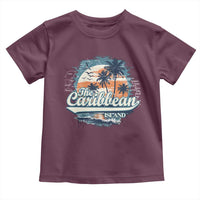 Funny The Caribbean Islands Toddler T Shirt Caribbean Sea Tour Summer Vacation - Wonder Print Shop