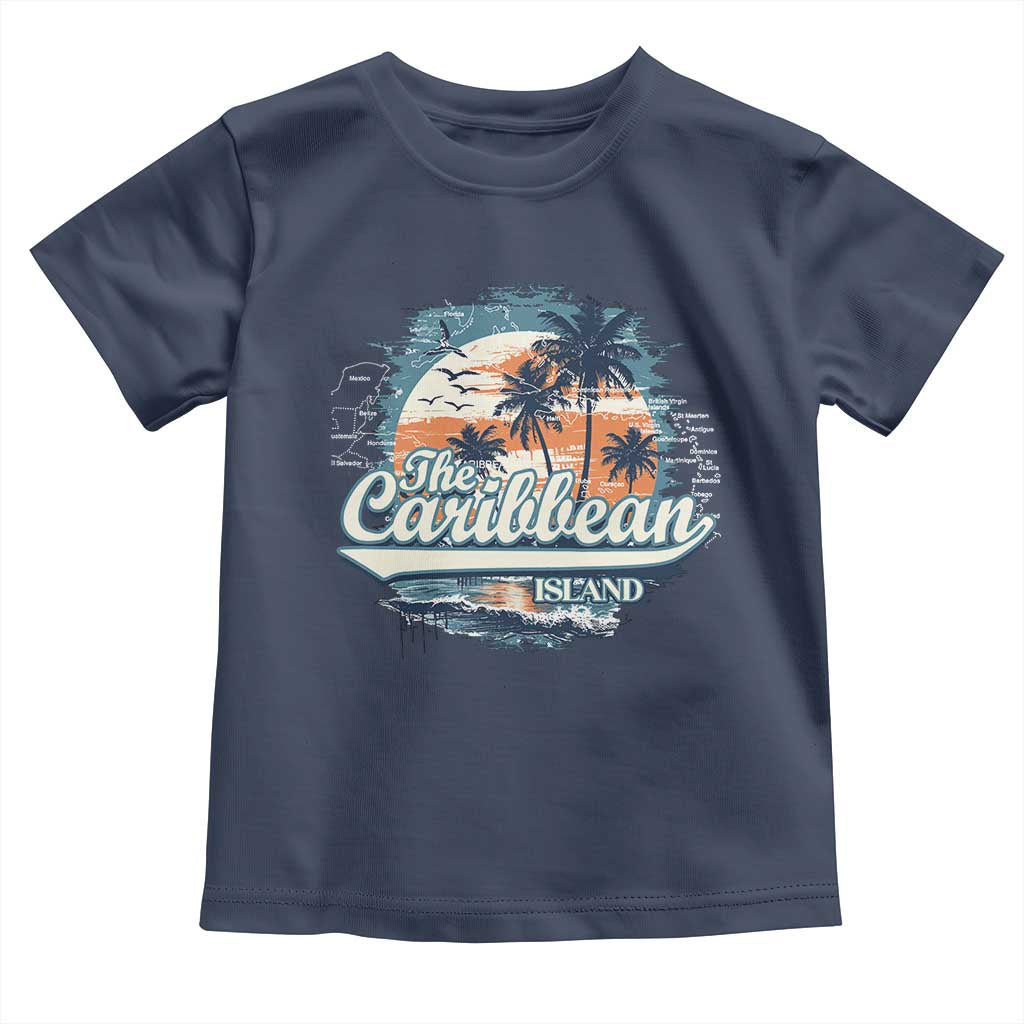 Funny The Caribbean Islands Toddler T Shirt Caribbean Sea Tour Summer Vacation - Wonder Print Shop