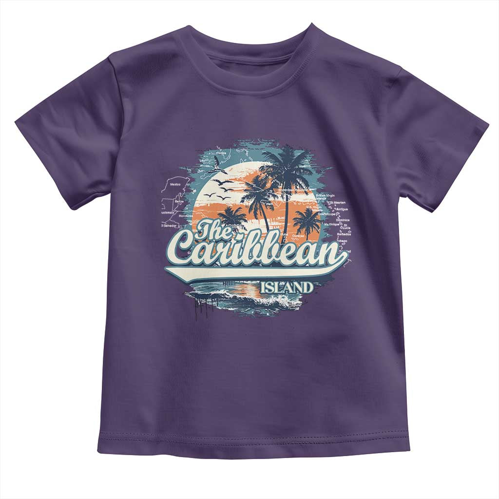 Funny The Caribbean Islands Toddler T Shirt Caribbean Sea Tour Summer Vacation - Wonder Print Shop