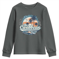 Funny The Caribbean Islands Youth Sweatshirt Caribbean Sea Tour Summer Vacation - Wonder Print Shop