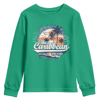 Funny The Caribbean Islands Youth Sweatshirt Caribbean Sea Tour Summer Vacation - Wonder Print Shop