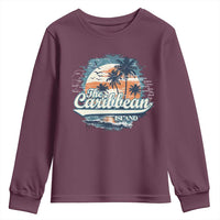 Funny The Caribbean Islands Youth Sweatshirt Caribbean Sea Tour Summer Vacation - Wonder Print Shop