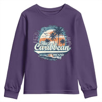 Funny The Caribbean Islands Youth Sweatshirt Caribbean Sea Tour Summer Vacation - Wonder Print Shop