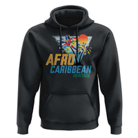 Funny Afro Caribbean Heritage Hoodie Caribbean Island Pride Flags Palm Tree - Wonder Print Shop