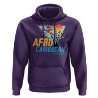 Funny Afro Caribbean Heritage Hoodie Caribbean Island Pride Flags Palm Tree - Wonder Print Shop