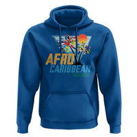 Funny Afro Caribbean Heritage Hoodie Caribbean Island Pride Flags Palm Tree - Wonder Print Shop