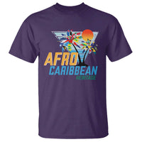 Funny Afro Caribbean Heritage T Shirt Caribbean Island Pride Flags Palm Tree - Wonder Print Shop