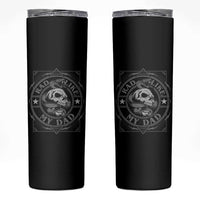 Funny Rad Like My Dad Skinny Tumbler Vintage Skull Snake Fathers Day
