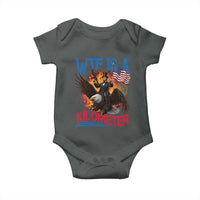 WTF Is A Kilometer Abraham Lincoln Baby Onesie Funny USA Patriotic 4th of July