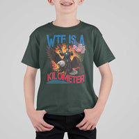 WTF Is A Kilometer Abraham Lincoln T Shirt For Kid Funny USA Patriotic 4th of July