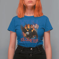 WTF Is A Kilometer Abraham Lincoln T Shirt For Women Funny USA Patriotic 4th of July