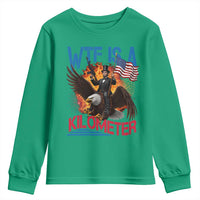 WTF Is A Kilometer Abraham Lincoln Youth Sweatshirt Funny USA Patriotic 4th of July