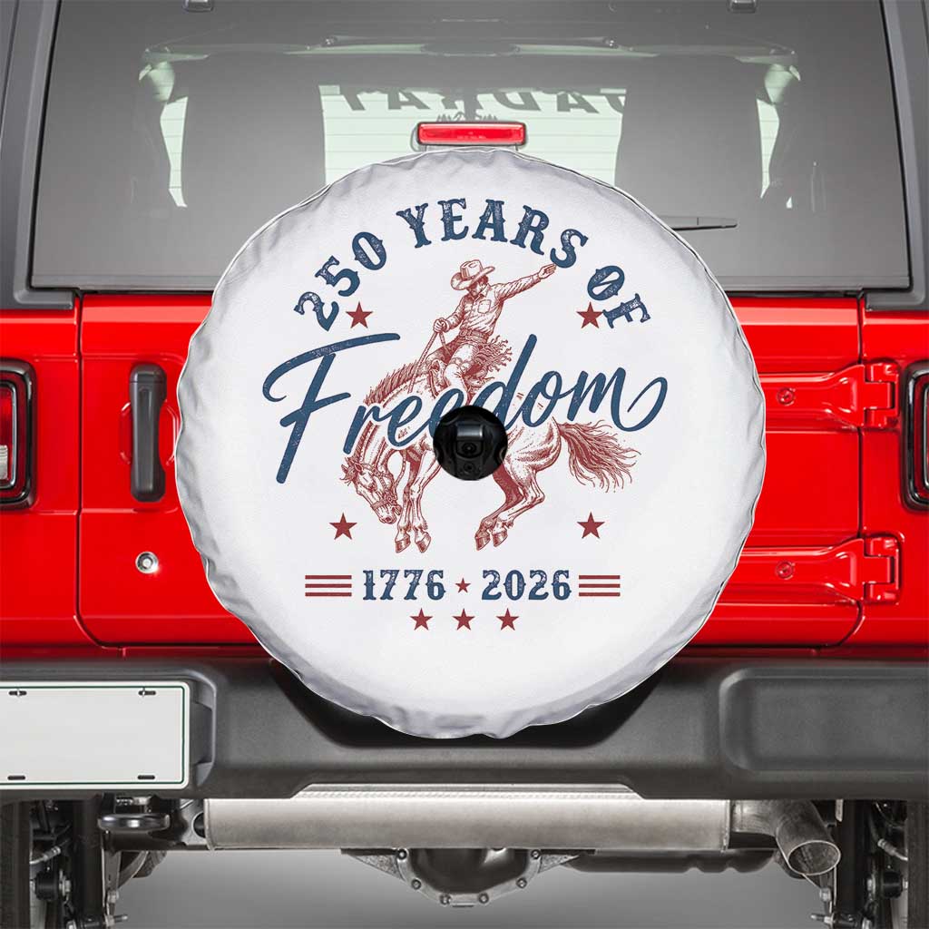 250 Years Of Freedom Cowboy Spare Tire Cover Western 250th Anniversary USA 1776 2026