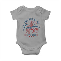 250 Years Of Freedom Cowboy Baby Onesie Western 250th Anniversary USA 1776 2026