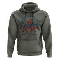 250 Years Of Freedom Cowboy Hoodie Western 250th Anniversary USA 1776 2026