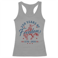 250 Years Of Freedom Cowboy Racerback Tank Top Western 250th Anniversary USA 1776 2026