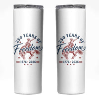 250 Years Of Freedom Cowboy Skinny Tumbler Western 250th Anniversary USA 1776 2026