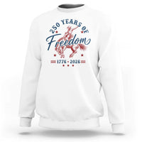 250 Years Of Freedom Cowboy Sweatshirt Western 250th Anniversary USA 1776 2026