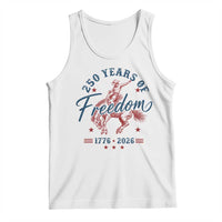 250 Years Of Freedom Cowboy Tank Top Western 250th Anniversary USA 1776 2026