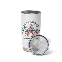 250 Years Of Freedom Cowboy Tumbler Cup Western 250th Anniversary USA 1776 2026