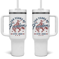 250 Years Of Freedom Cowboy Tumbler With Handle Western 250th Anniversary USA 1776 2026
