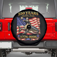 250 Years George Washington Riding Shark Spare Tire Cover Funny July 4th American Flag 1776 2026