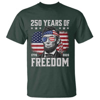 Abraham Lincoln 250 Years Of Freedom T Shirt 1776 2026 4th of July