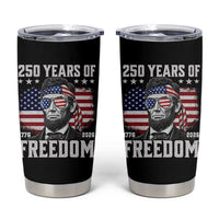 Abraham Lincoln 250 Years Of Freedom Tumbler Cup 1776 2026 4th of July