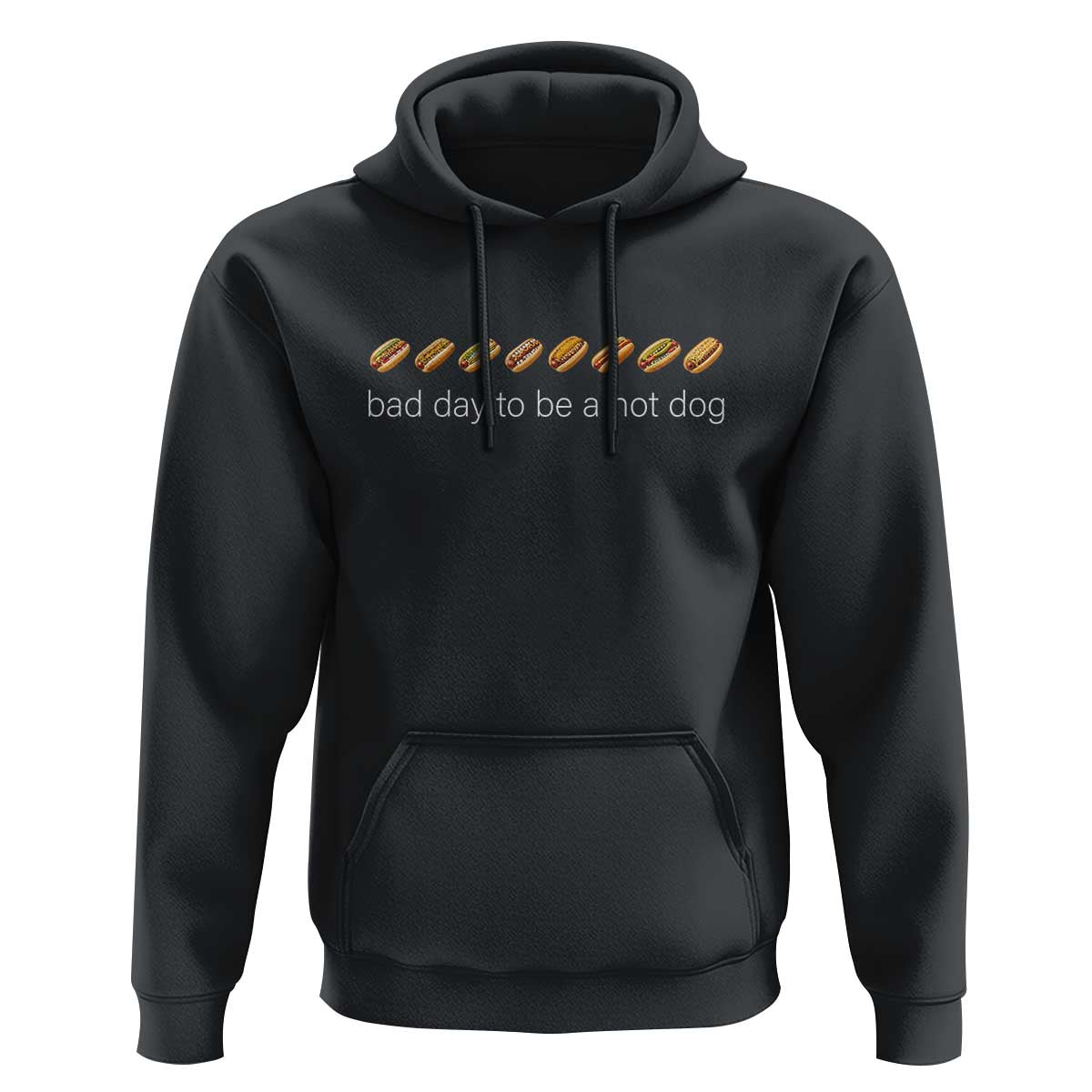 Bad Day To Be A Hot Dog Hoodie Funny US Regional Hotdog Styles