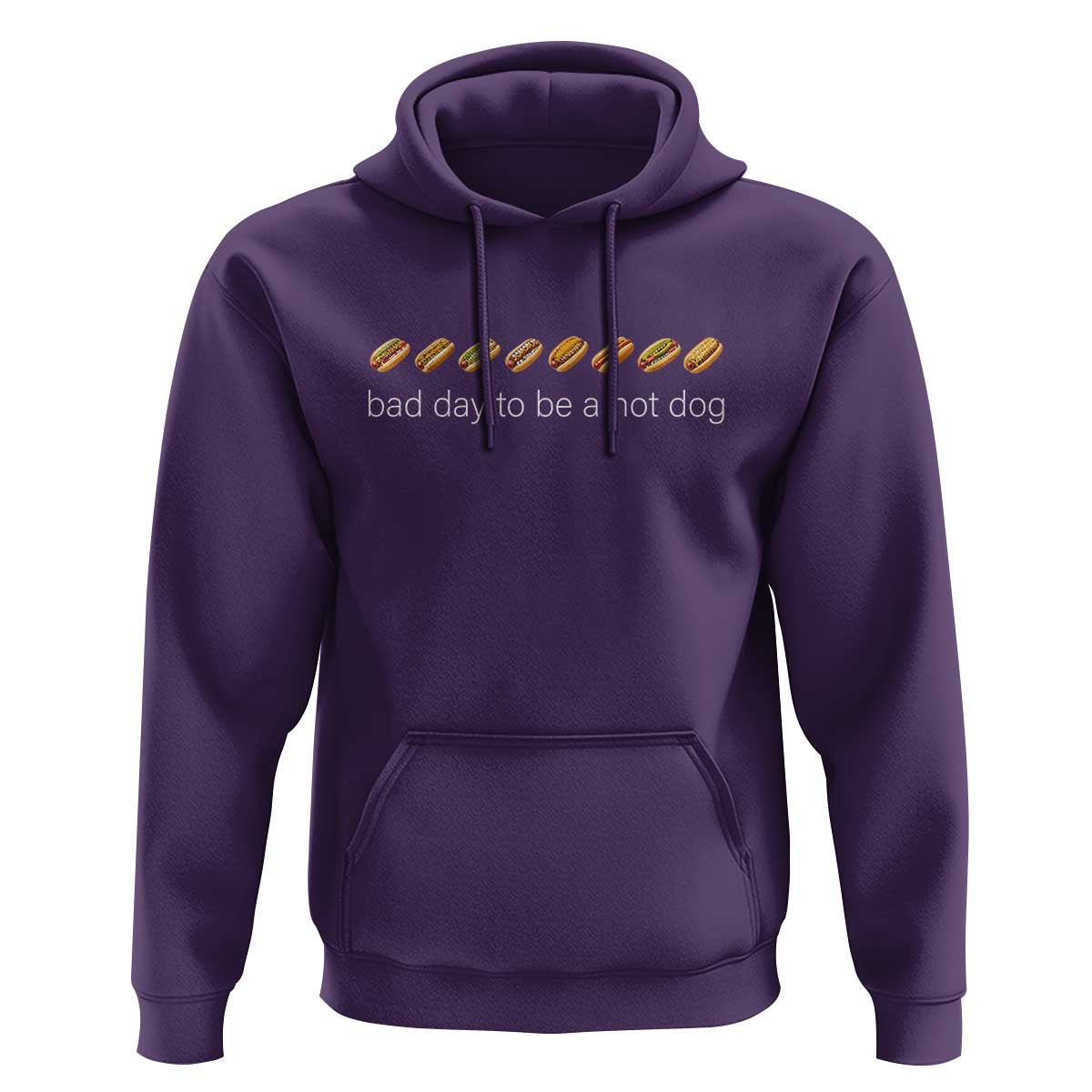 Bad Day To Be A Hot Dog Hoodie Funny US Regional Hotdog Styles