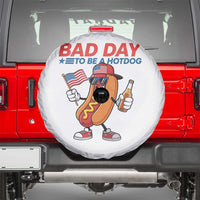 Bad Day To Be A Hot Dog Spare Tire Cover Funny BBQ Grilling 4th of July