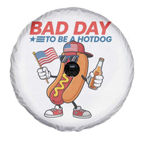 Bad Day To Be A Hot Dog Spare Tire Cover Funny BBQ Grilling 4th of July