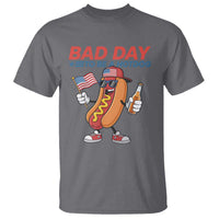 Bad Day To Be A Hot Dog T Shirt Funny BBQ Grilling 4th of July