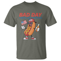 Bad Day To Be A Hot Dog T Shirt Funny BBQ Grilling 4th of July